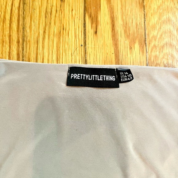 Pretty Little Things Long Sleeves Square Neck Bodysuit Size 10 - Picture 4 of 5